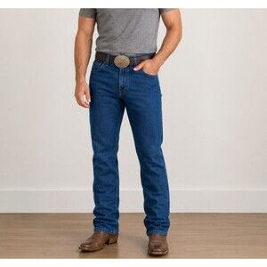 NWT Wrangler Cowboy Cut Jeans Mens 36x32 936 Slim Fit Blue Denim 100% Cotton